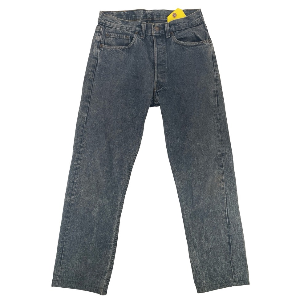 Levi's Men's Jeans 501 Straight Acid Wash Vintage 90s Grey W29 L30
